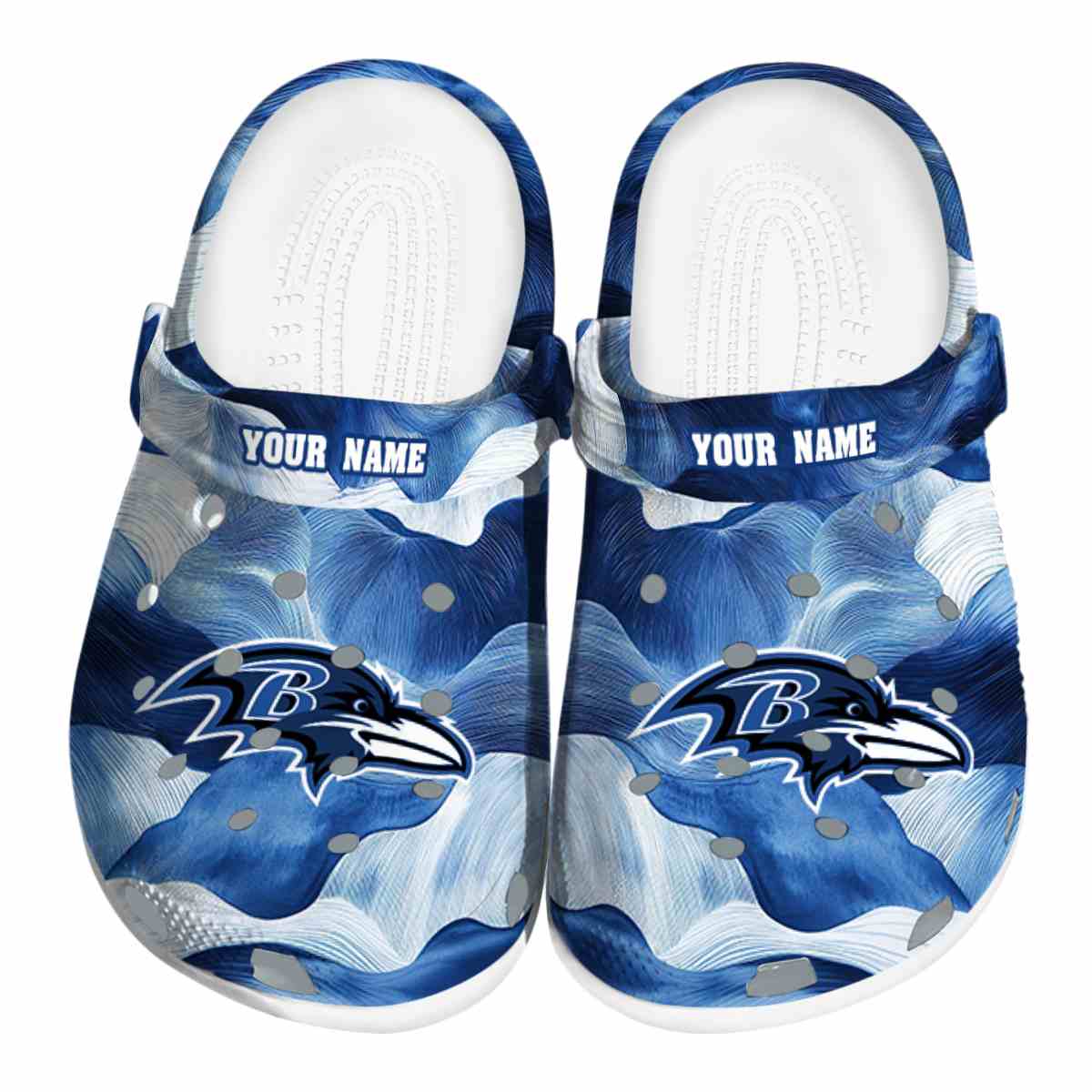 Best Gift for Baltimore Ravens Fan - Custom Clog 502MC-CR011