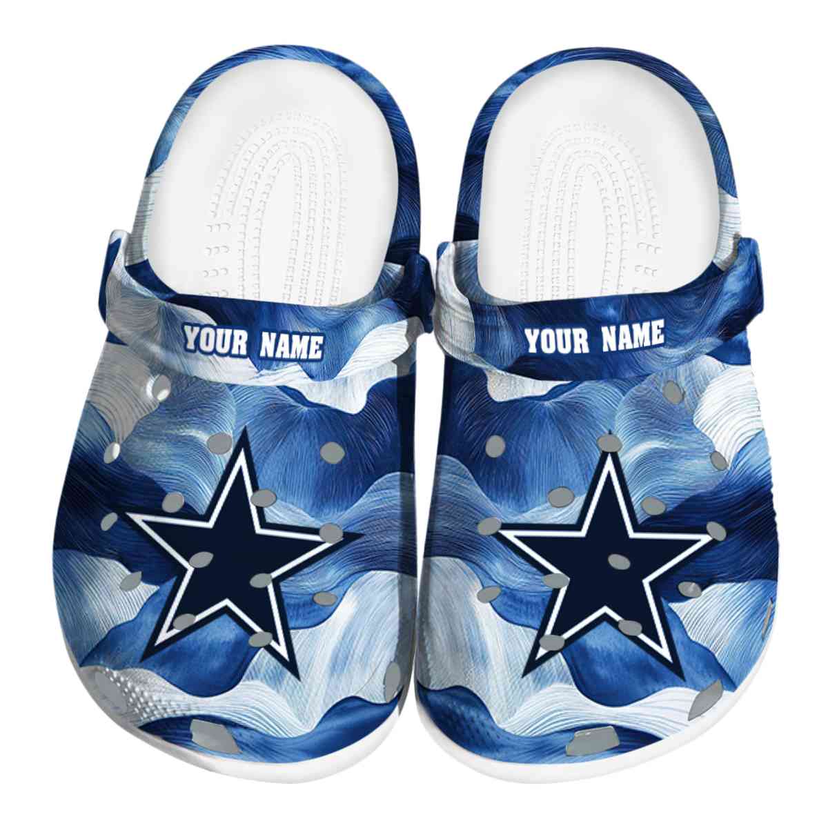 Best Gift for Dallas Cowboys Fan - Custom Clog 502MC-CR011