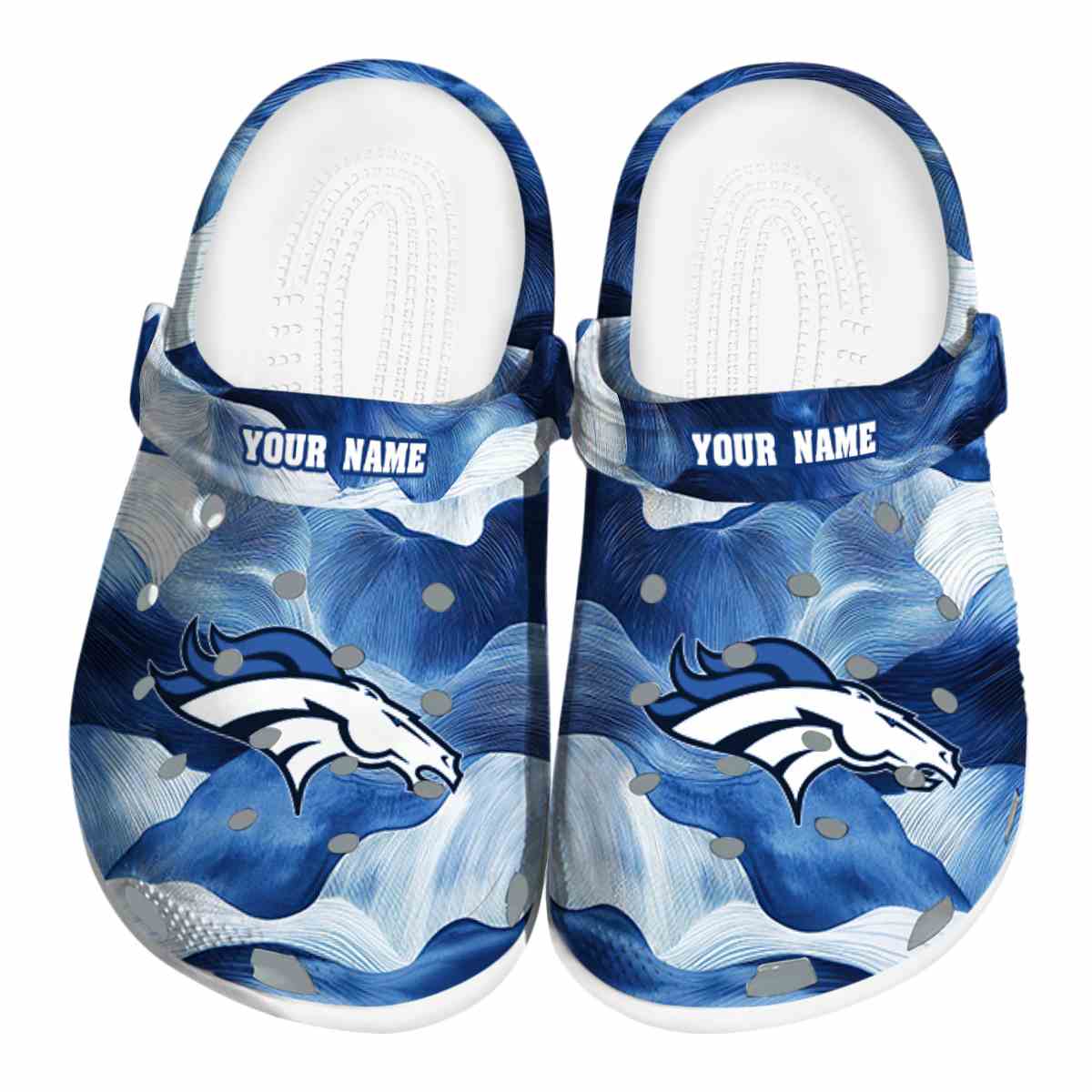 Best Gift for Denver Broncos Fan - Custom Clog 502MC-CR011