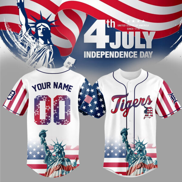 Detroit Tigers Special Nationals Independence Day Jersey 2025
