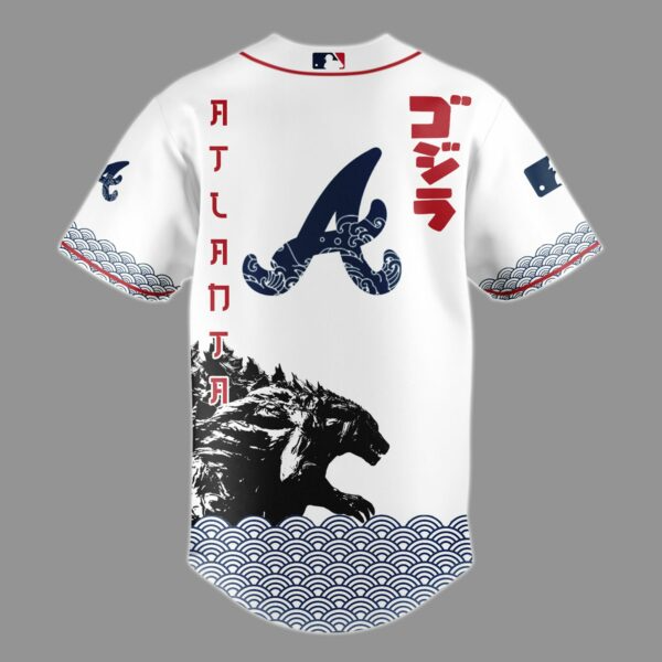 Godzilla x Atlanta Braves Japan Edition Jersey 2025
