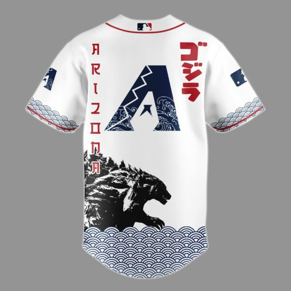 Godzilla x Arizona Diamondbacks Japan Edition Jersey 2025