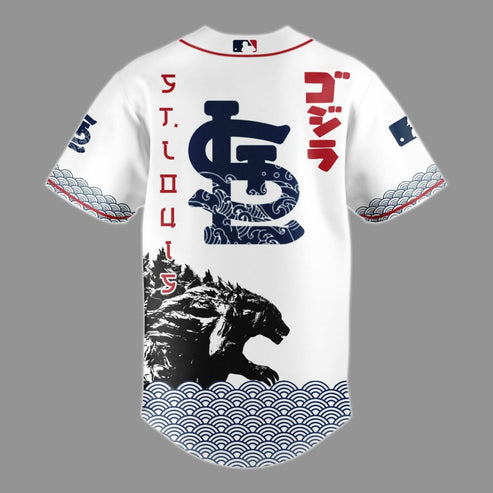 Godzilla x St.Louis Cardinals Japan Edition Jersey 2025