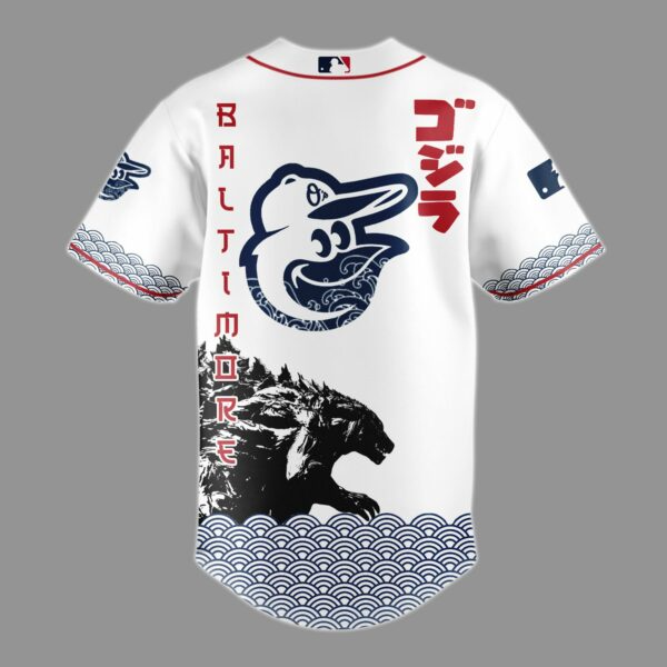 Godzilla x Baltimore Orioles Japan Edition Jersey 2025