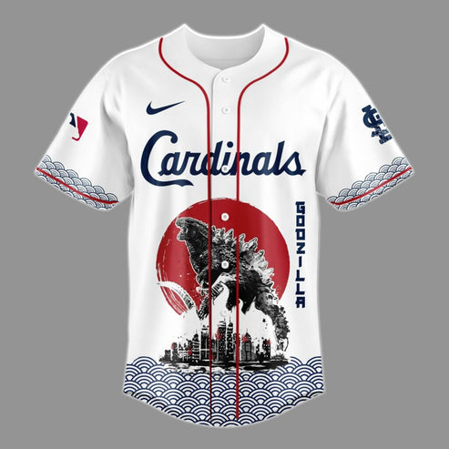 Godzilla x St.Louis Cardinals Japan Edition Jersey 2025