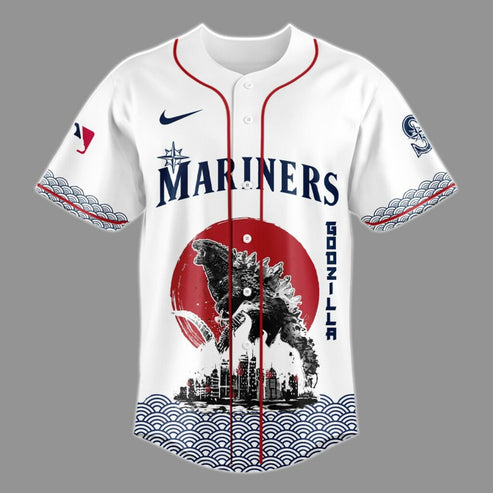 Godzilla x Seattle Mariners Japan Edition Jersey 2025