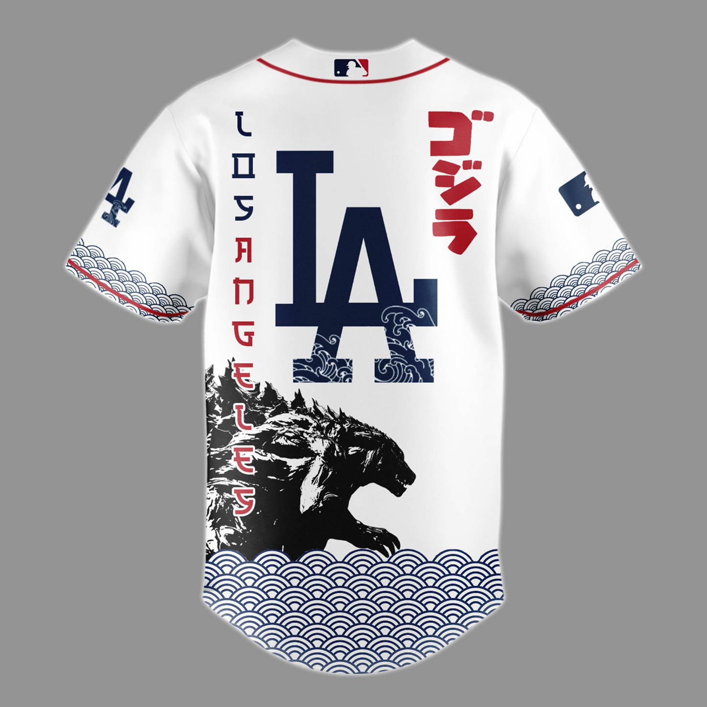 Godzilla x Los Angeles Dodgers Japan Edition Jersey 2025