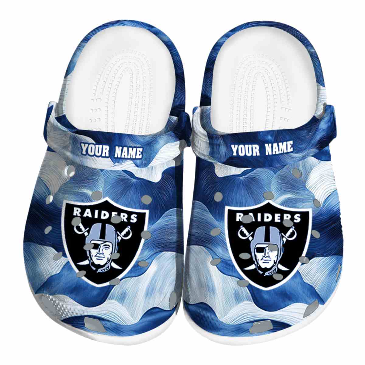 Best Gift for Las Vegas Raiders Fan - Custom Clog 502MC-CR011