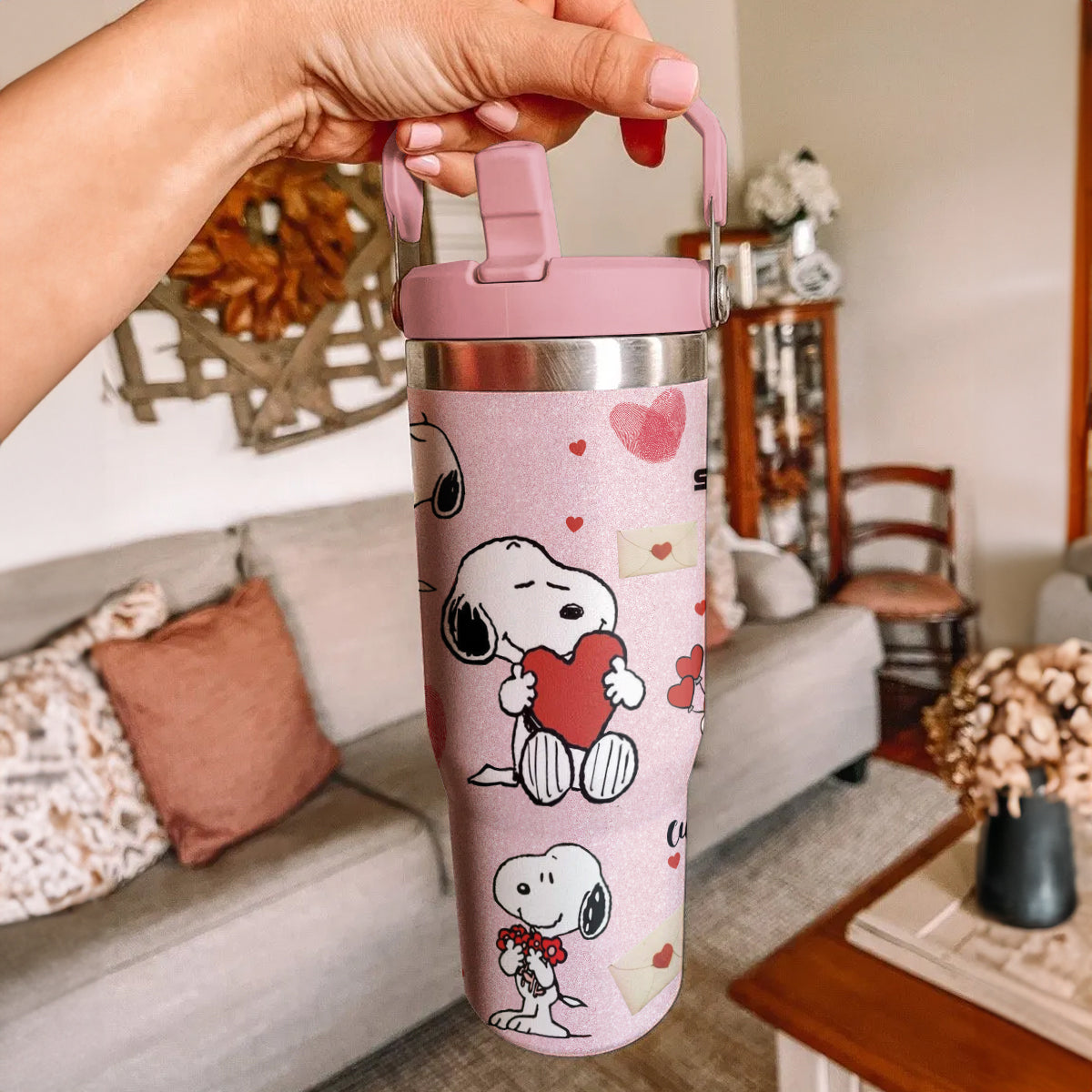 Custom Couple Name IceFlow 40oz Tumbler - 411MC-TB001