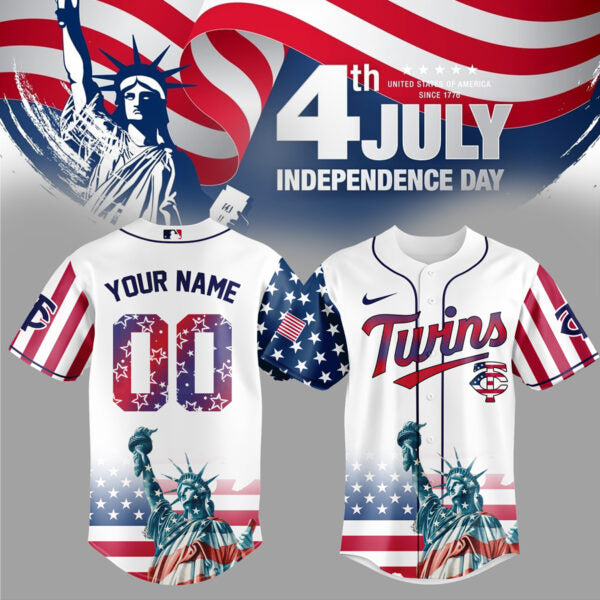 Minnesota Twins Special Nationals Independence Day Jersey 2025