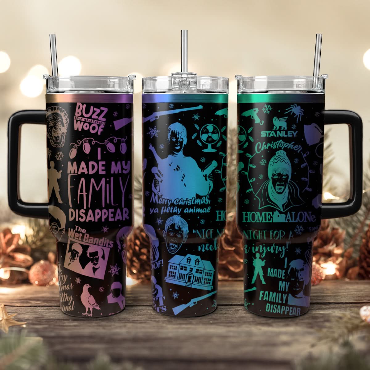 Custom Home Alone Movie 40oz Tumbler - 410QAHNTB012