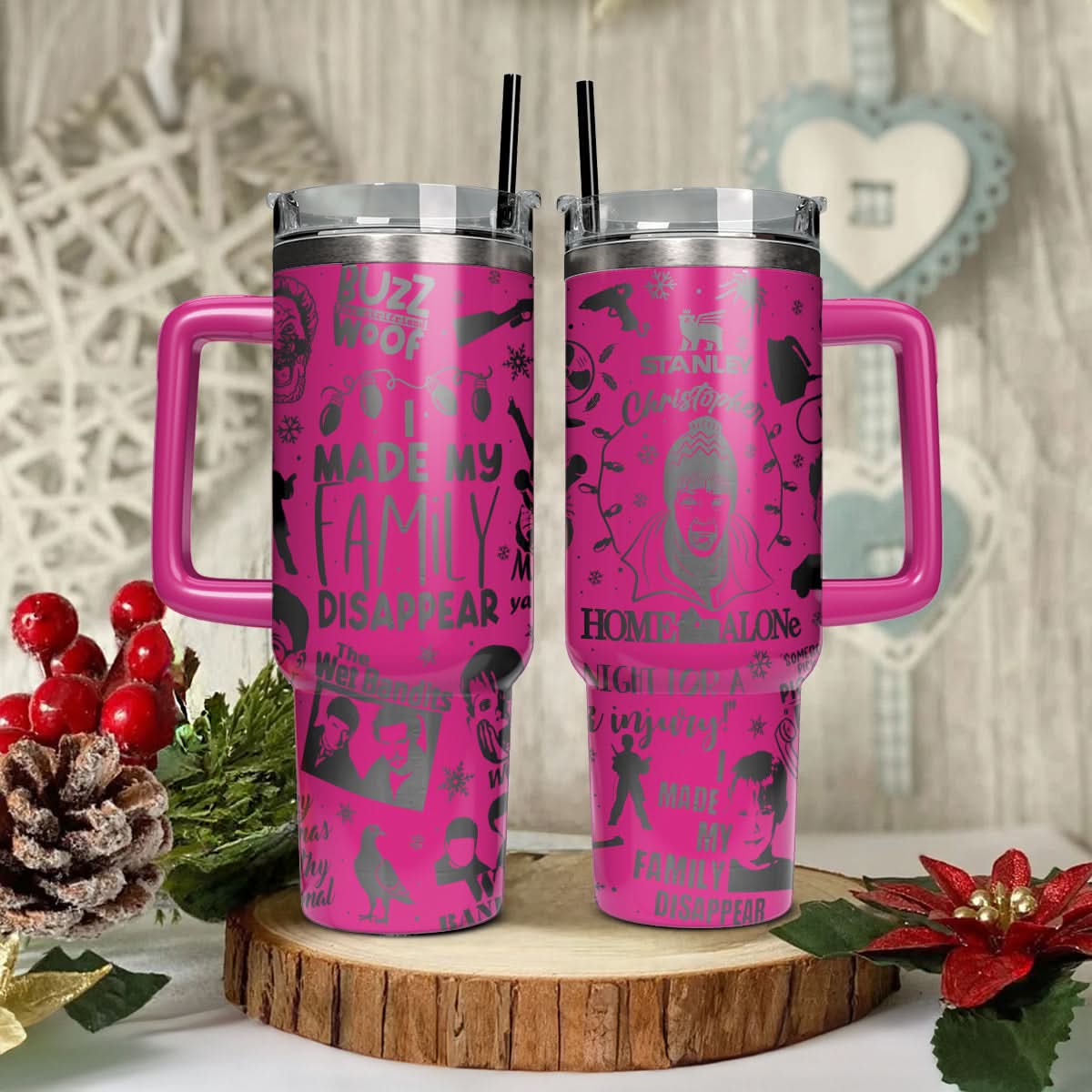 Custom Home Alone Movie 40oz Tumbler - 410QAHNTB012