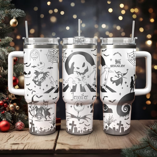 Custom Name Oogie Boogie Man Nightmare 40oz Tumbler