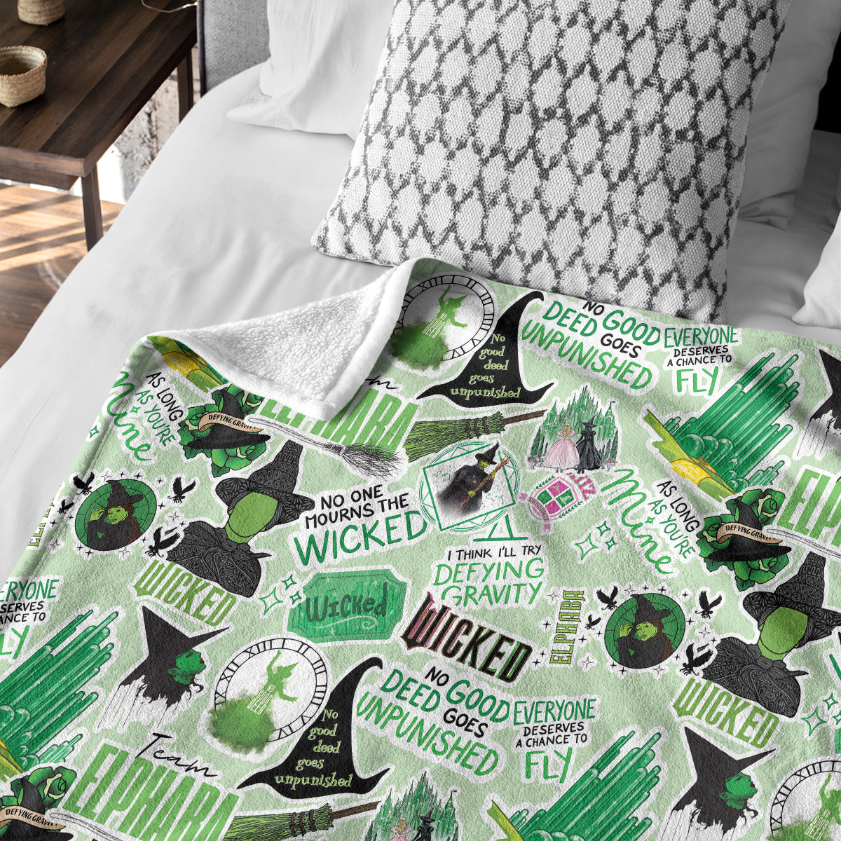 Custom Name Wicked Blanket - 412HLHNBL025