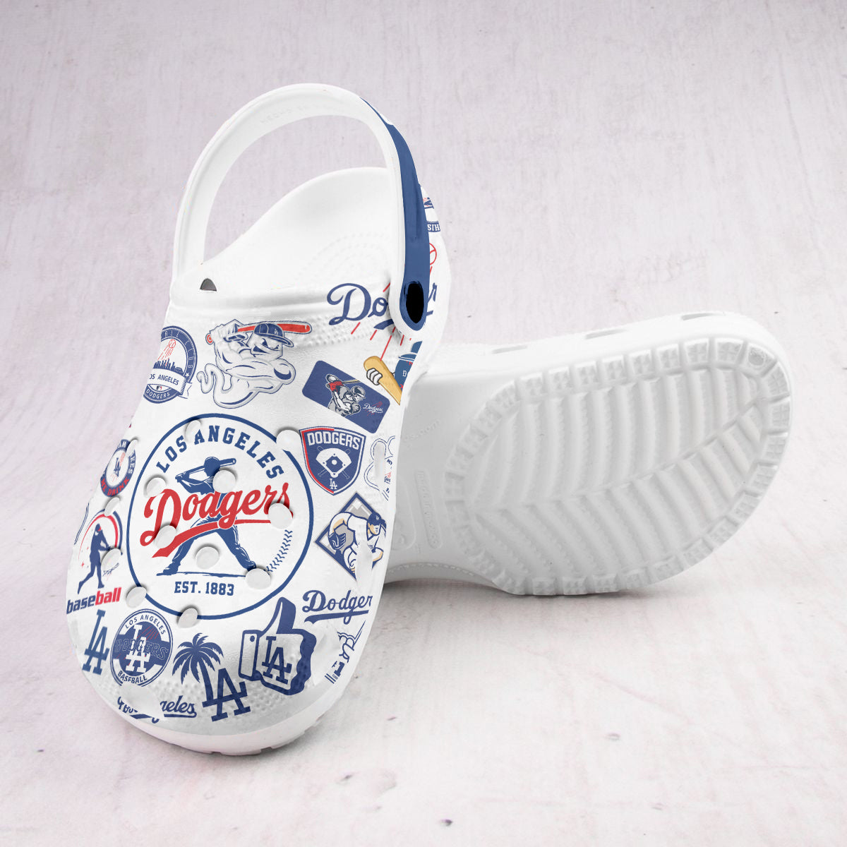 Los Angeles Dodgers Baseball Team MLB Clogs - 503HLHNCR087