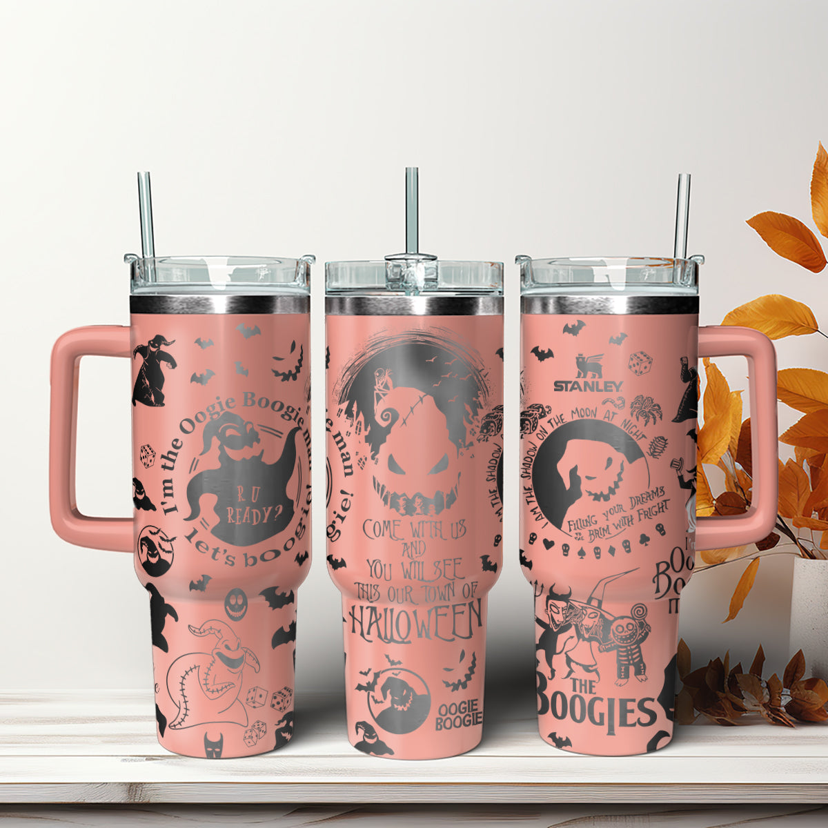 Oogie Boogie Man Nightmare 40oz Tumbler
