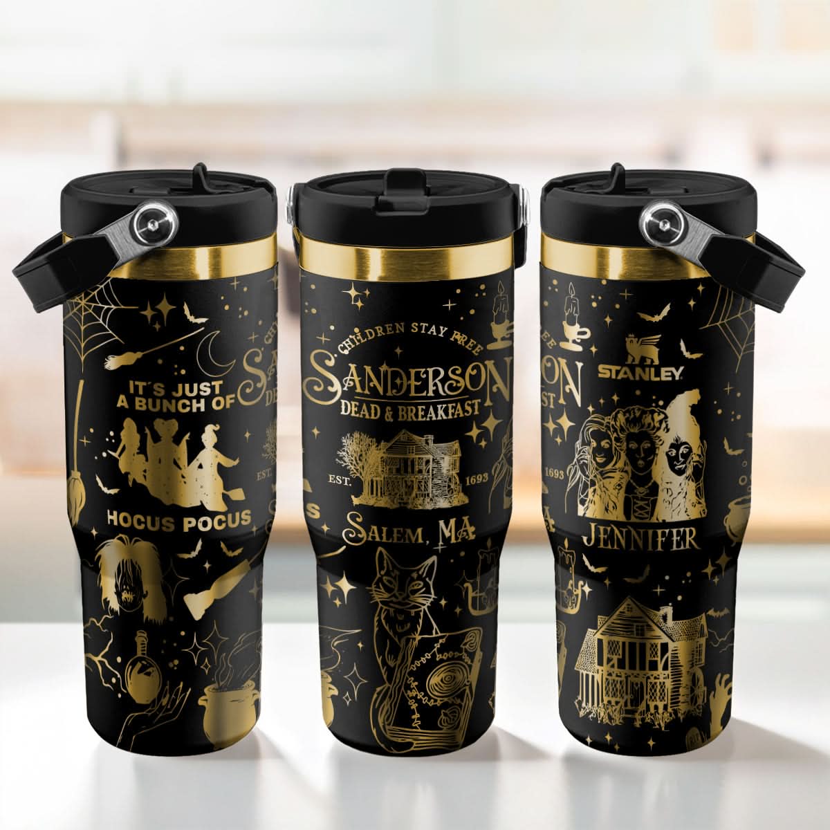 Custom Name Hocus Pocus Sanderson IceFlow 40oz Tumbler - 409HLHNTB136