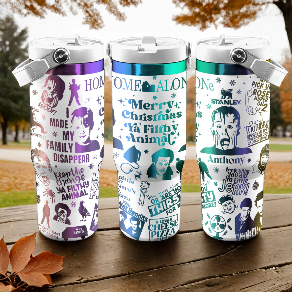 Custom Home Alone Movie IceFlow 40oz Tumbler - 410QAHNTB008