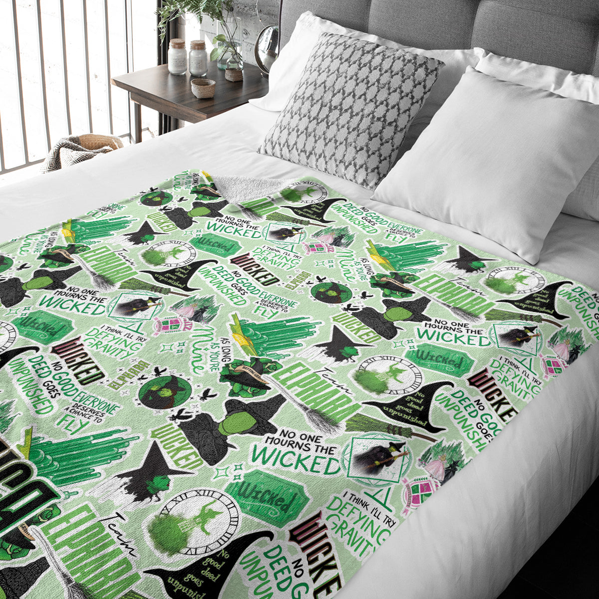 Custom Name Wicked Blanket - 412HLHNBL025
