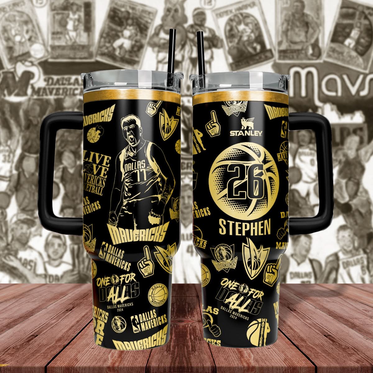 Dallas Mavericks Custom Tumbler 406TTHNTB035