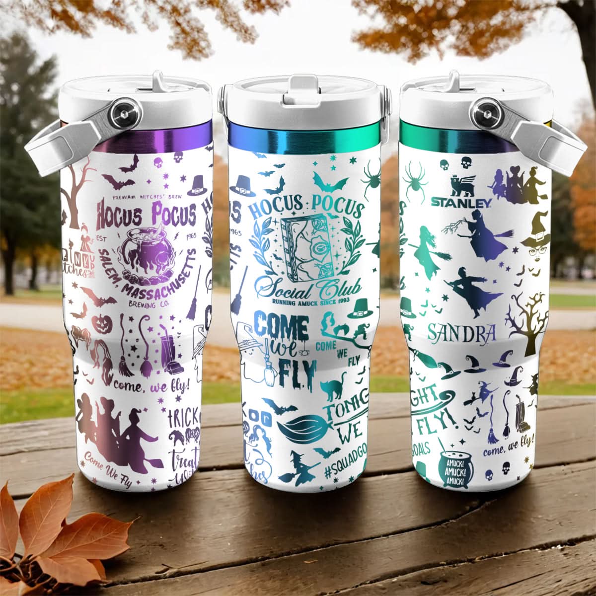 Custom Name Hocus Pocus IceFlow 40oz Tumbler - 409VTHNTB007