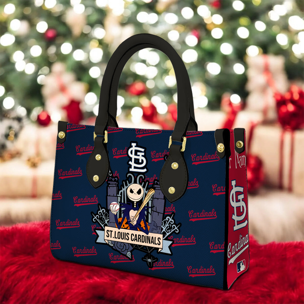 St.Louis Cardinals Jack Women Leather Hand Bag