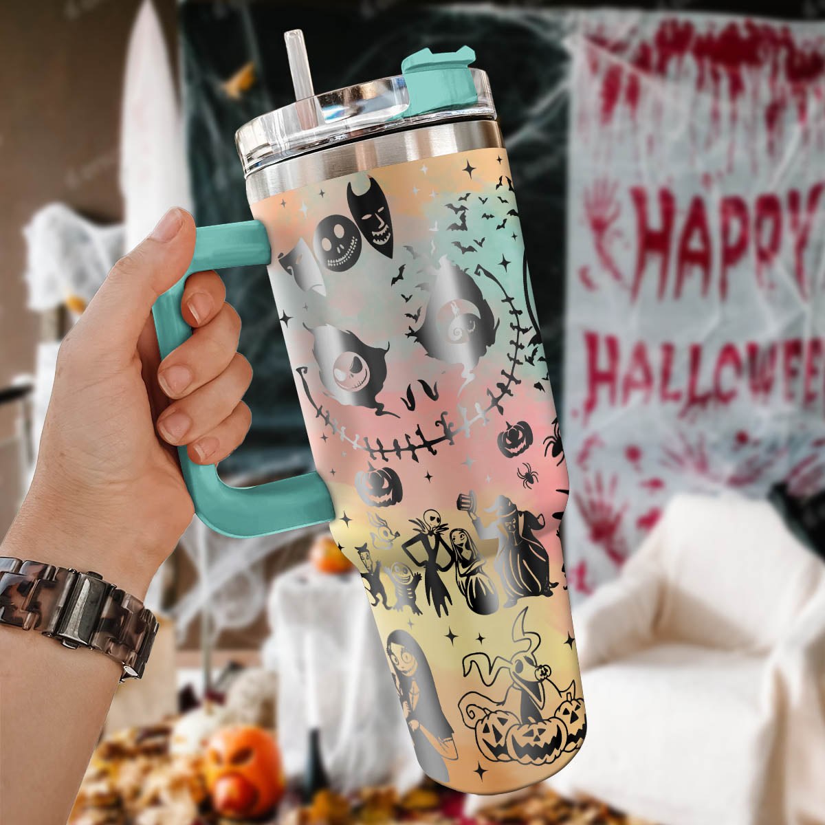Custom Name The Nightmare Before Stanley 40 oz Tumbler