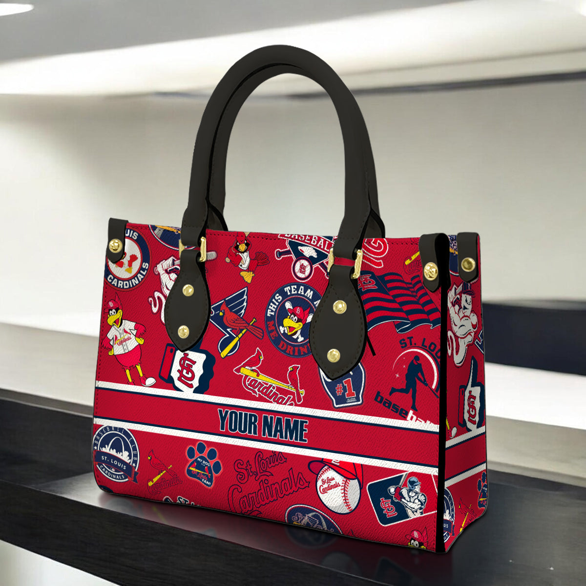 St. Louis Cardinals Women Leather Hand Bag