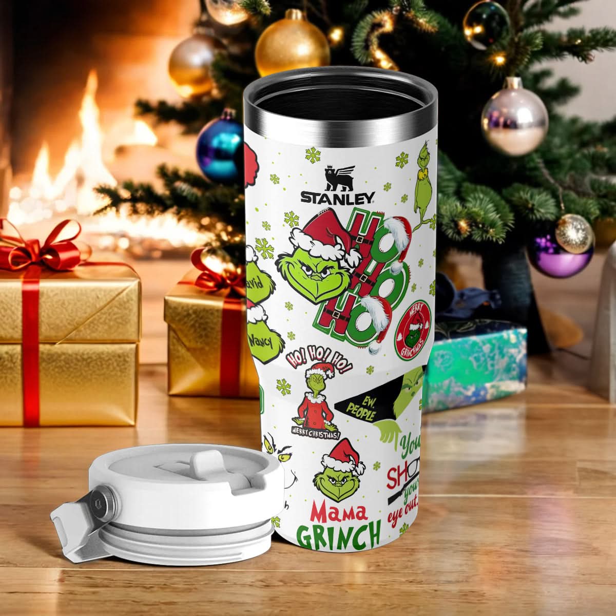 Custom Grinch Family, Gift For Grinch Fan IceFlow 40oz Tumbler - 410TTHNTB019