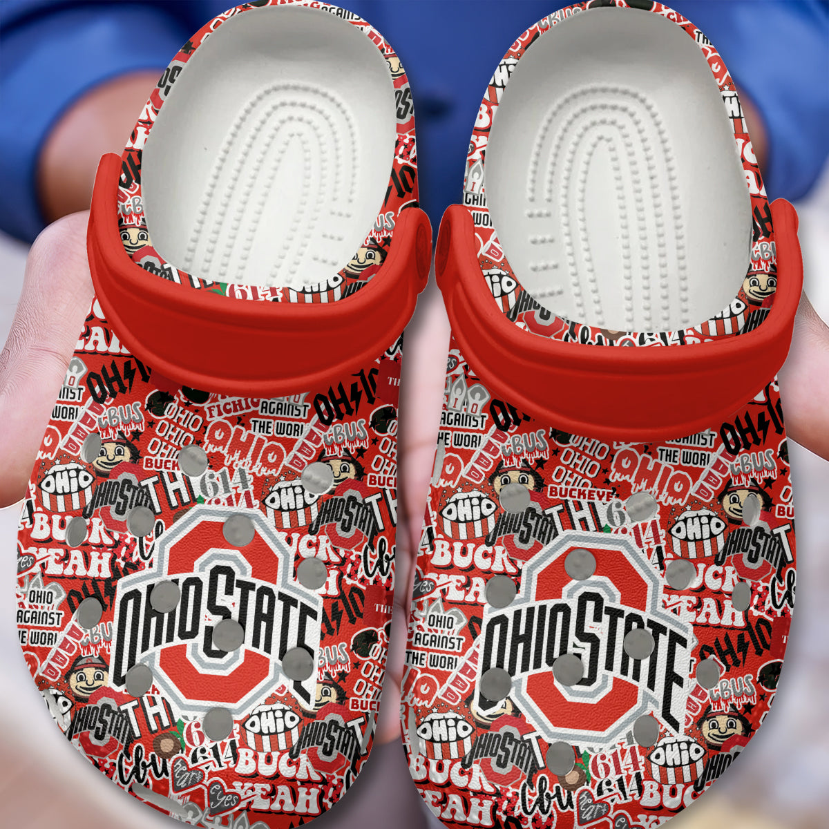 Ohio State Buckeyes NCAA Sport Clogs Shoes - 503HLHNCR001