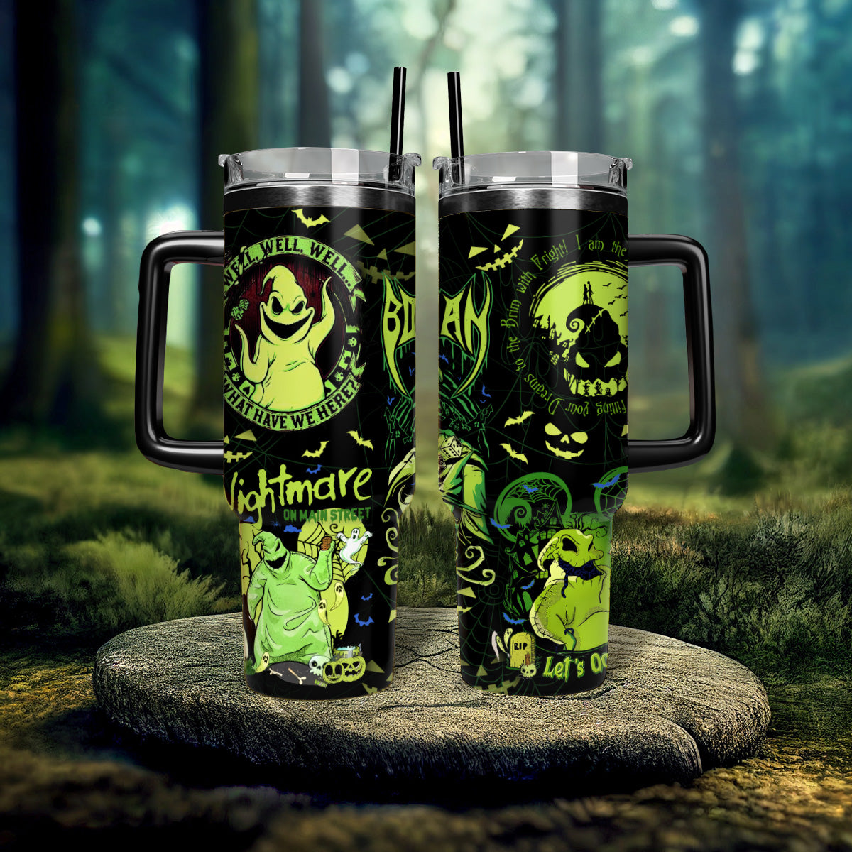 Disney Oogie Boogie Man The Nightmare Before Christmas 40oz Tumbler