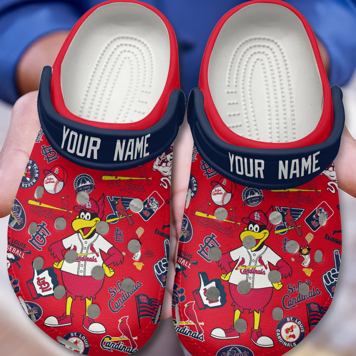 Custom MLB St Louis Cardinals Clog - 503HLHNCR085