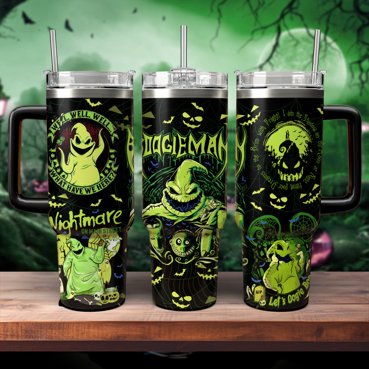 Disney Oogie Boogie Man The Nightmare Before Christmas 40oz Tumbler