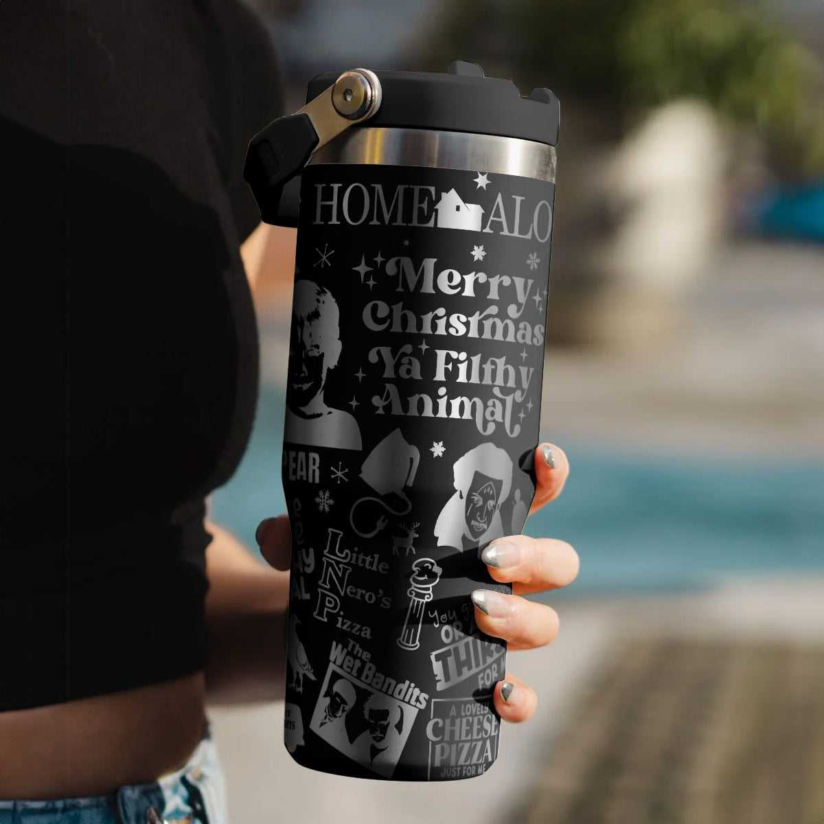 Custom Home Alone Movie IceFlow 40oz Tumbler - 410QAHNTB008