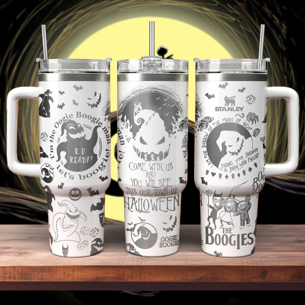 Oogie Boogie Man Nightmare 40oz Tumbler