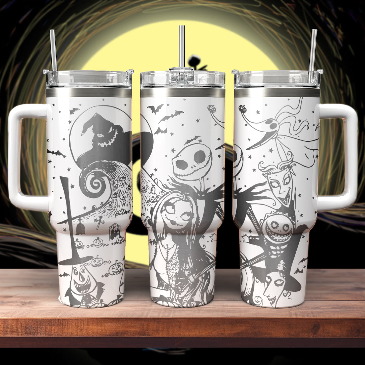 The Nightmare Before Coffee Tumbler 40 oz