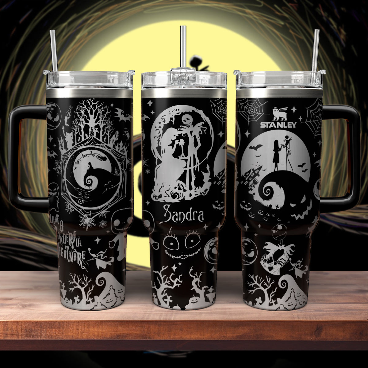 Personalized The Nightmare Before Christmas 40 oz Tumbler