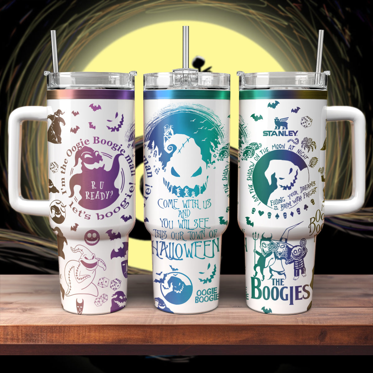 Oogie Boogie Man Nightmare 40oz Tumbler