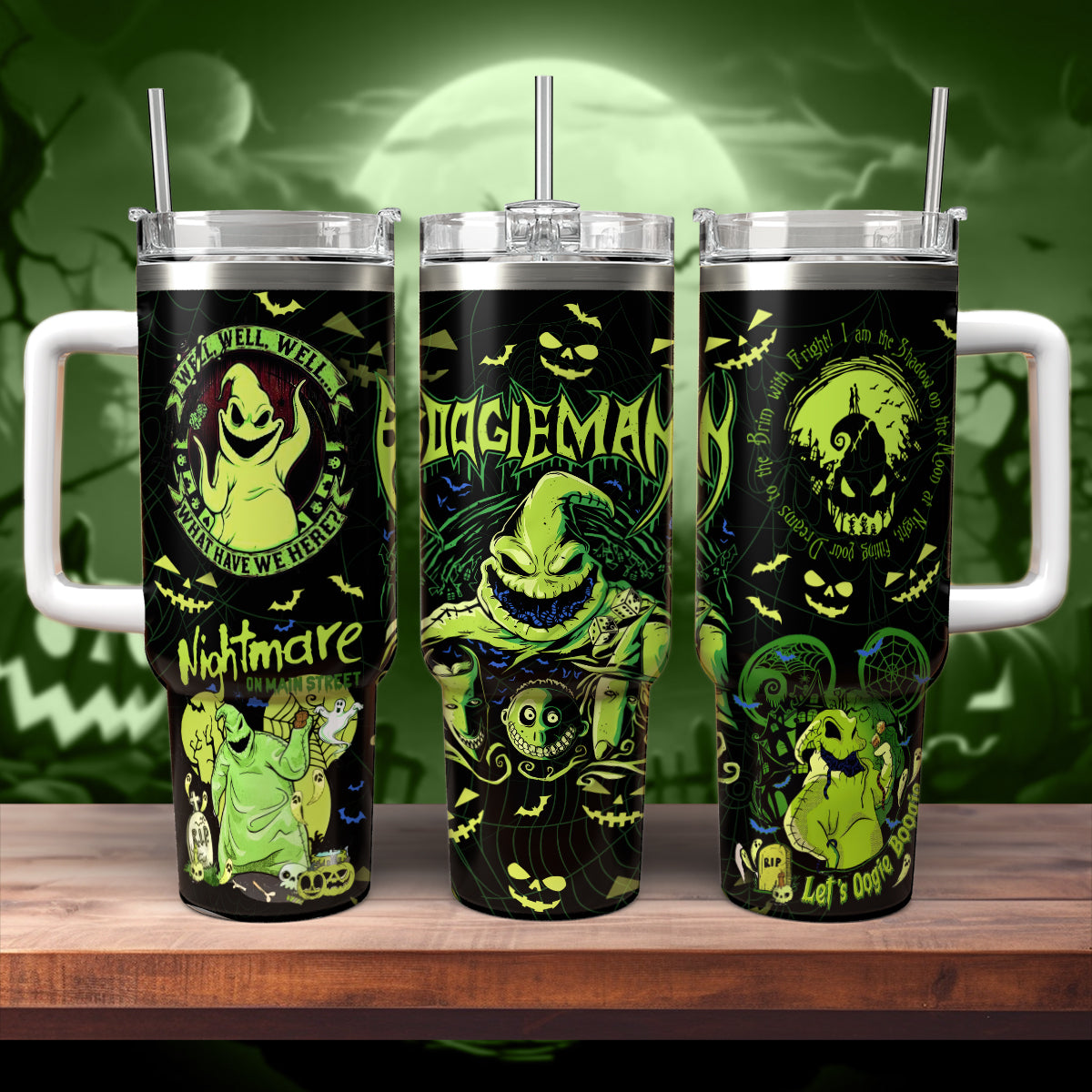 Disney Oogie Boogie Man The Nightmare Before Christmas 40oz Tumbler