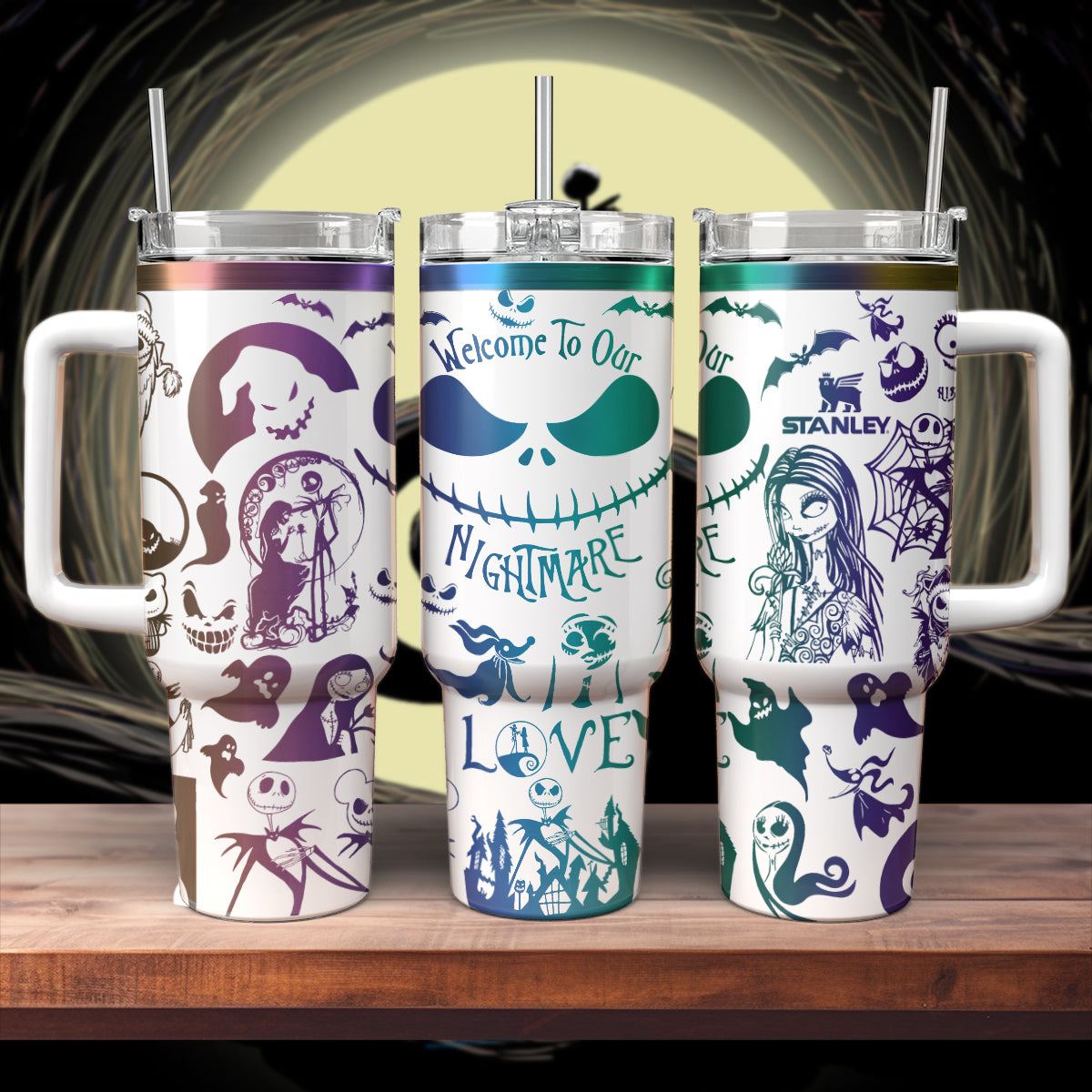 Welcome To Our Nightmare Jack & Sally 40 Oz Tumbler