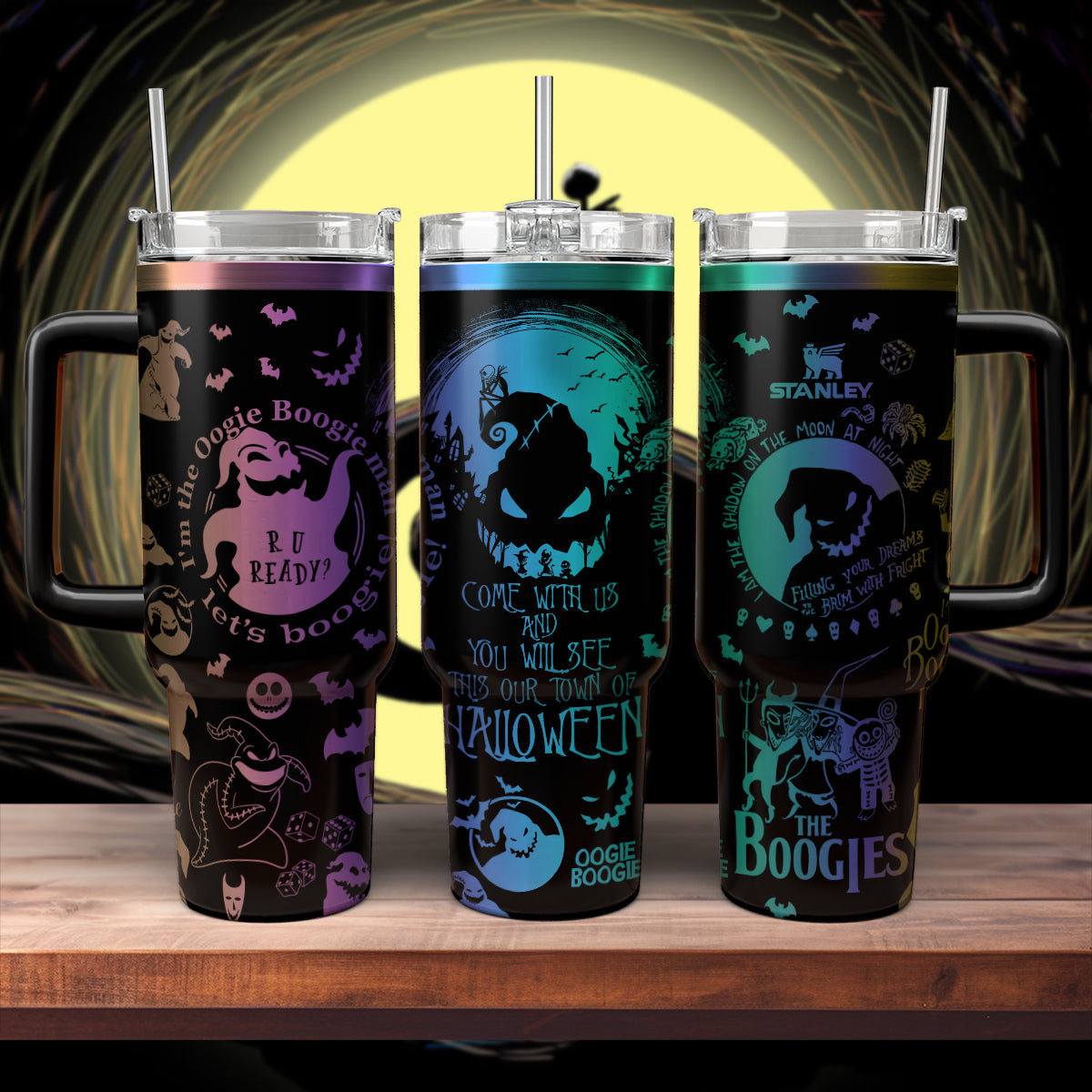 Oogie Boogie Man Nightmare 40oz Tumbler