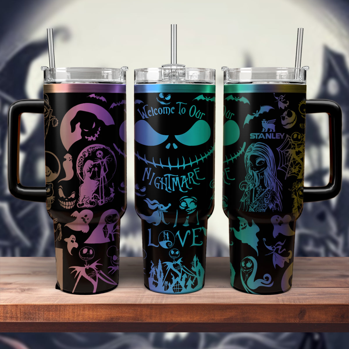 Welcome To Our Nightmare Jack & Sally 40 Oz Tumbler