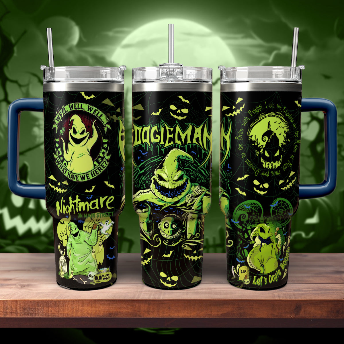 Disney Oogie Boogie Man The Nightmare Before Christmas 40oz Tumbler