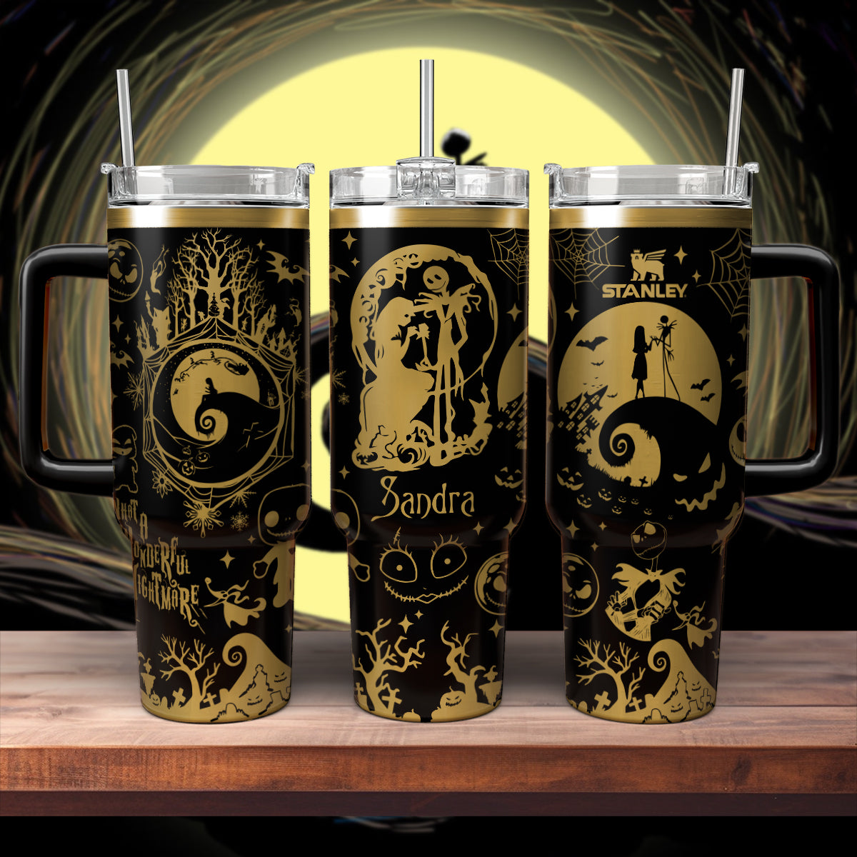 Personalized The Nightmare Before Christmas 40 oz Tumbler