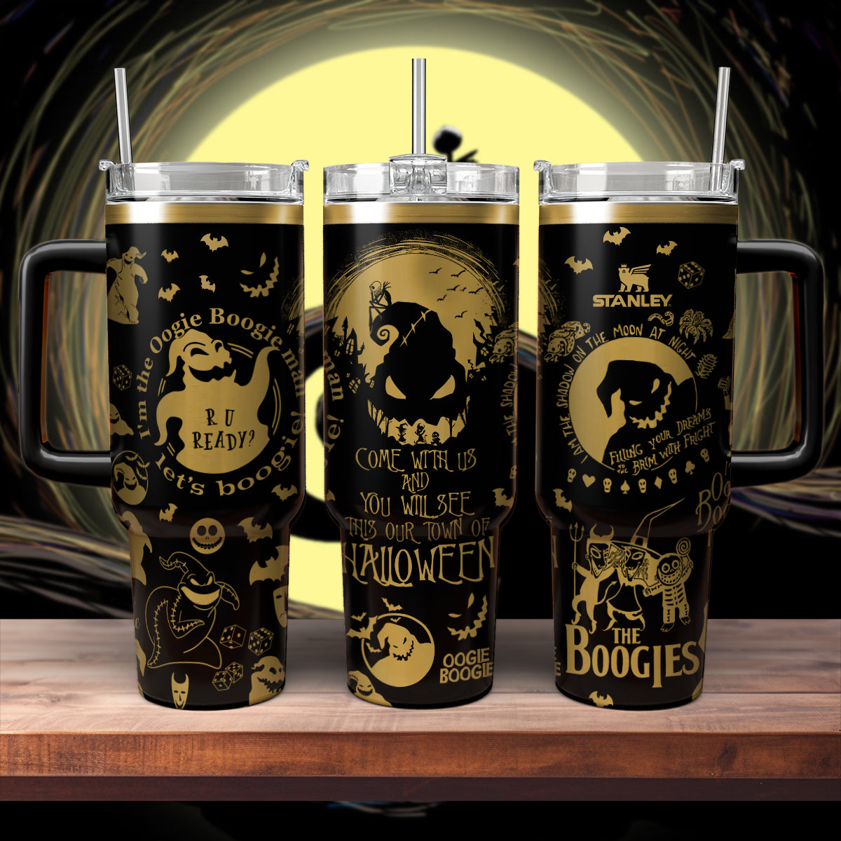 Oogie Boogie Man Nightmare 40oz Tumbler