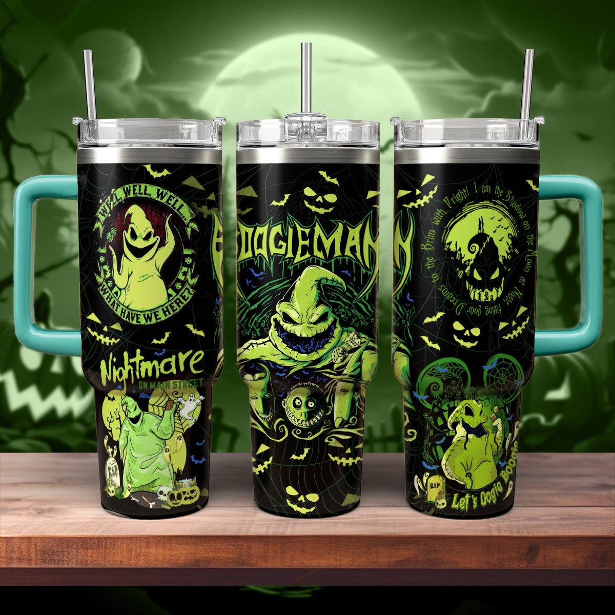 Disney Oogie Boogie Man The Nightmare Before Christmas 40oz Tumbler