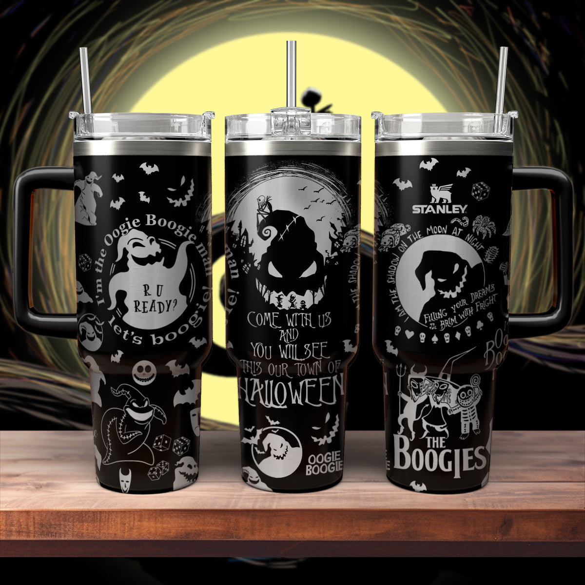 Oogie Boogie Man Nightmare 40oz Tumbler