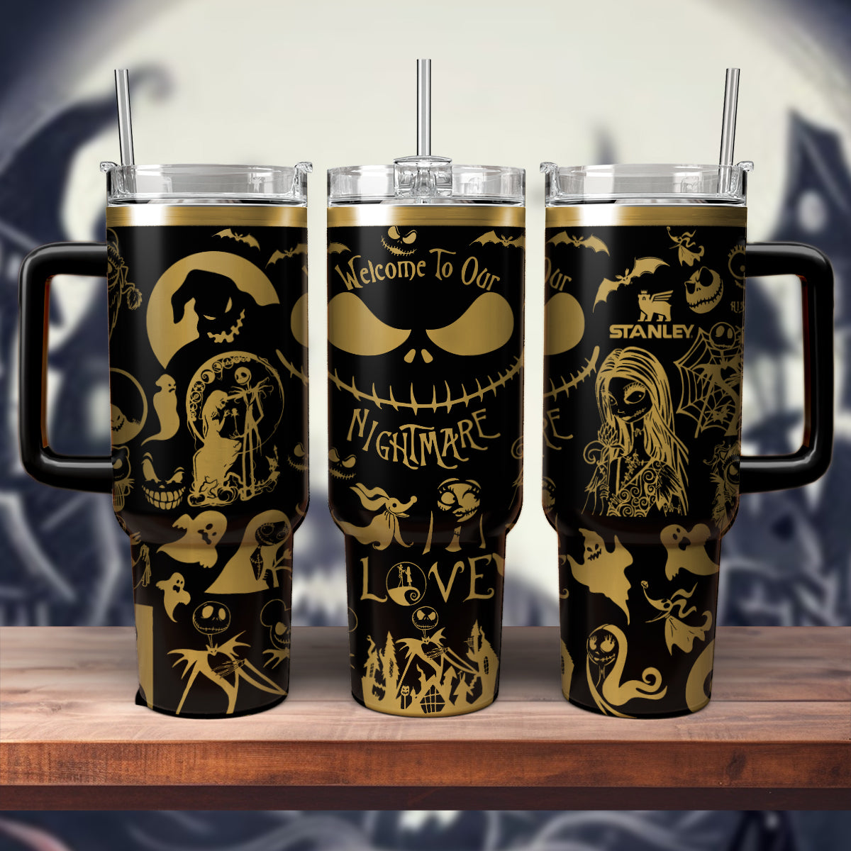 Welcome To Our Nightmare Jack & Sally 40 Oz Tumbler