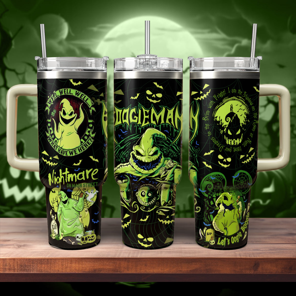 Disney Oogie Boogie Man The Nightmare Before Christmas 40oz Tumbler
