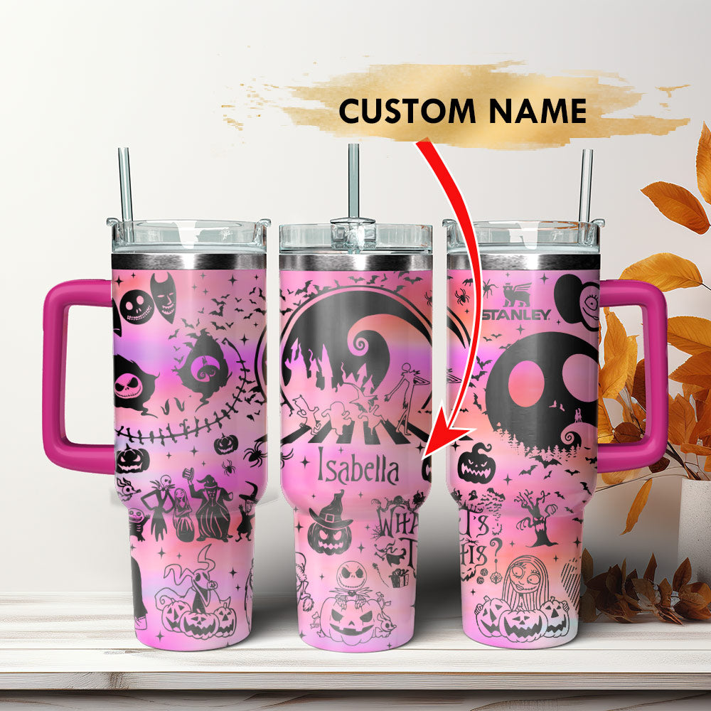 Custom Name The Nightmare Before Stanley 40 oz Tumbler